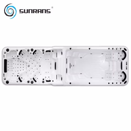 대형 9미터 듀얼 존 아크릴 발보아 수영장 수영 스파