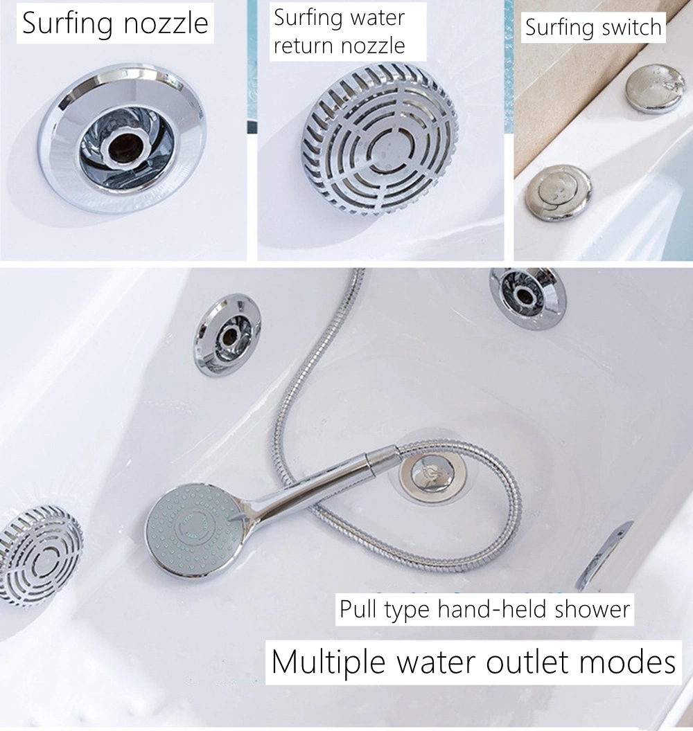 Joinin Hot Selling Products Shower Indoor Vertical Small Portable Whirlpool for Bathtub